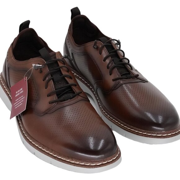 Stacy Adams Men\'s Sync Slip-On Hybrid Dress Shoes Cognac US 8.5 EU 41.5